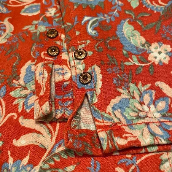 GLORIA VANDERBILT Amanda Capri - Calm Coral Milonga Paisley - Picture 6 of 10